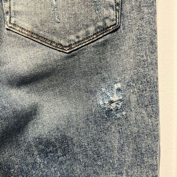 United Colors of Benetton Light Wash Distressed High Low Hem‎ Jeans Size 29 - Picture 12 of 15